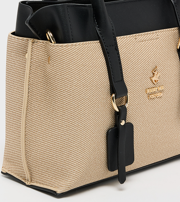 Logo Detail Satchel Bag