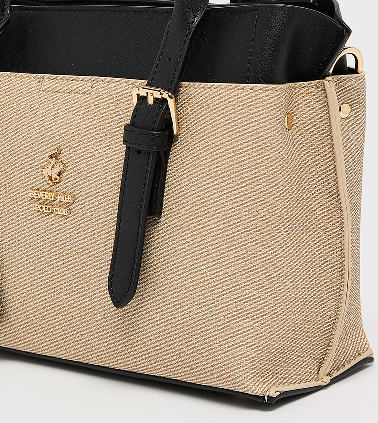 Logo Detail Satchel Bag