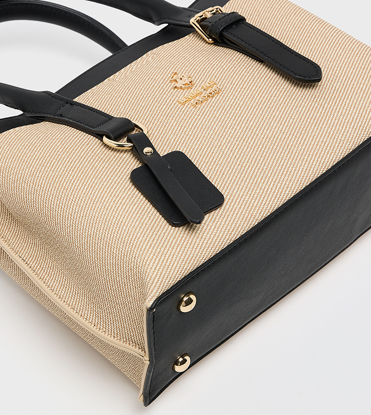 Logo Detail Satchel Bag