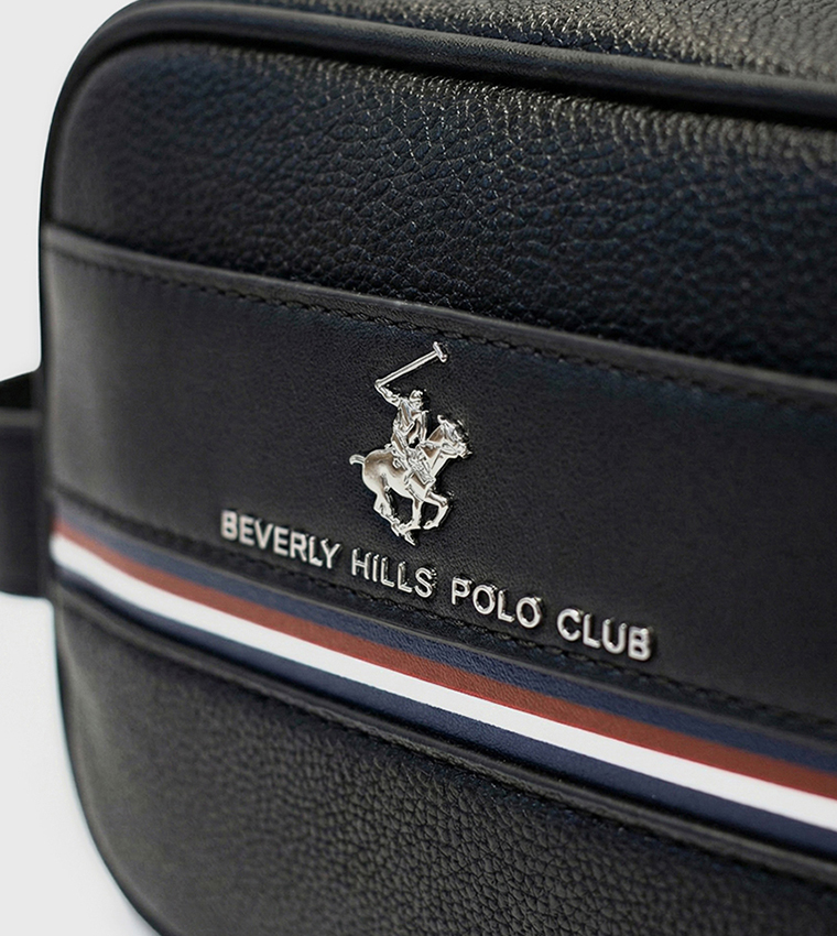 Logo Detail Zippered Toiletry Bag