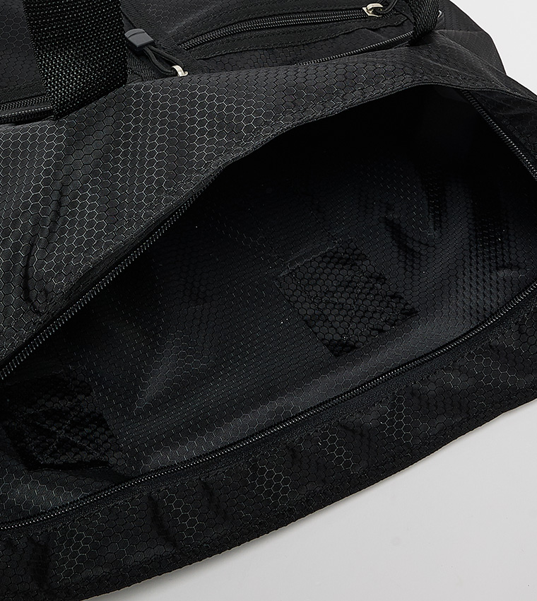 Textured Zip Tote Bag
