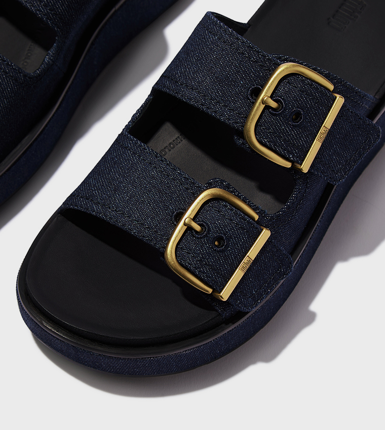 GEN-FF MAX Double Strap Denim Platform Sandals