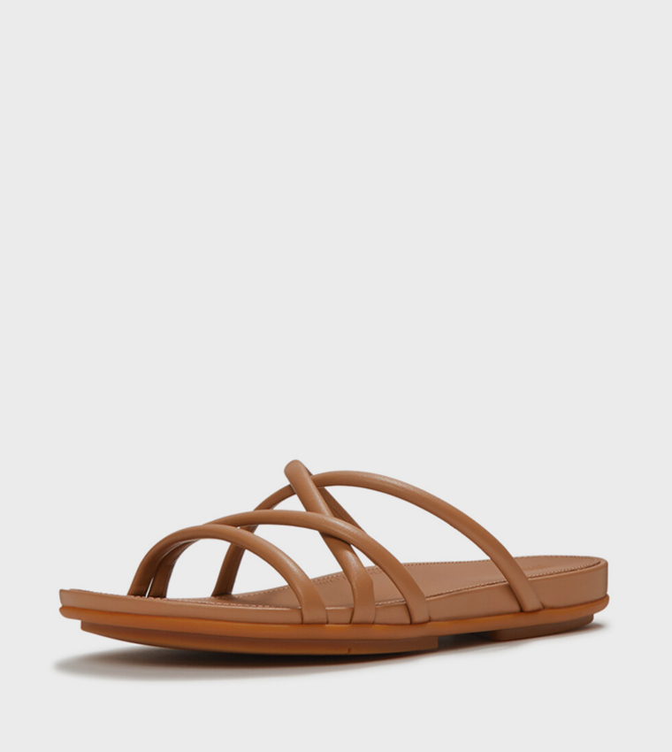 FitFlop  Flat Sandals - Tan Flat Sandals