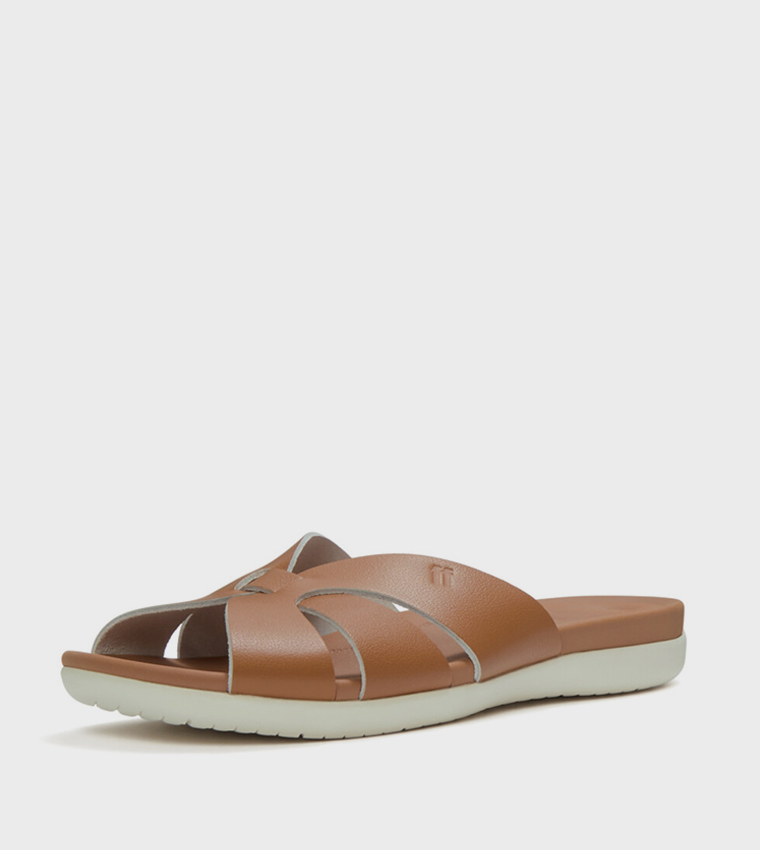 FitFlop  Flat Sandals - Tan Flat Sandals
