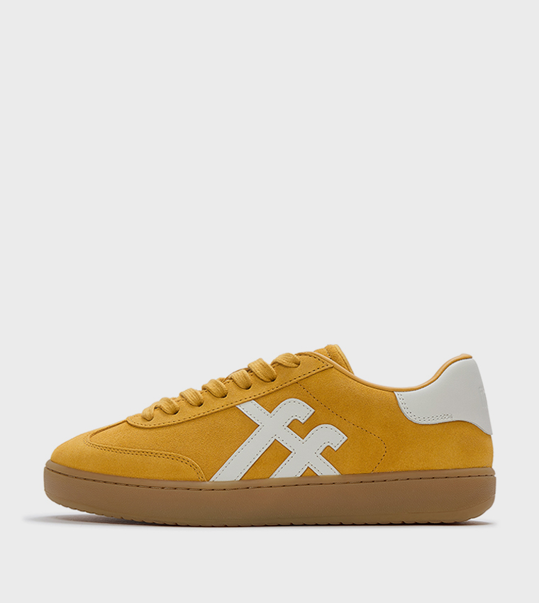 THE DASH Suede Lace Up Sneakers