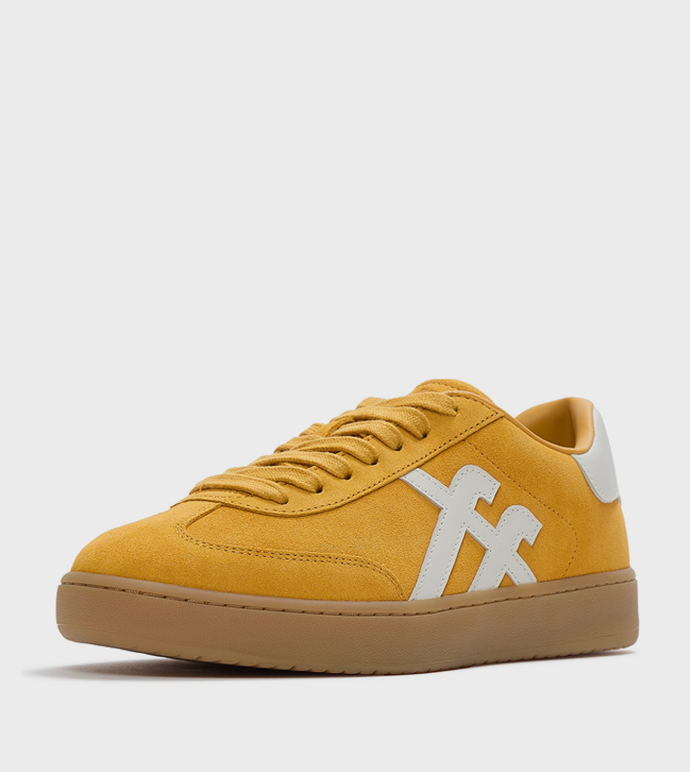 THE DASH Suede Lace Up Sneakers