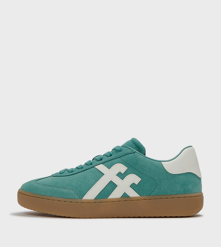 THE DASH Suede Lace Up Sneakers
