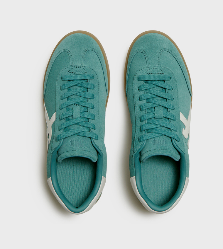 THE DASH Suede Lace Up Sneakers