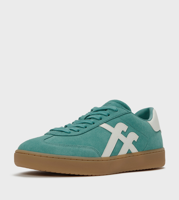THE DASH Suede Lace Up Sneakers