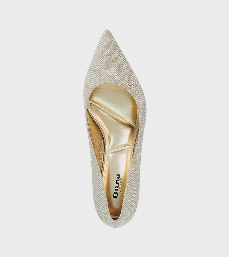 ACHIEVABLE Glittered Pointed Toe Pumps