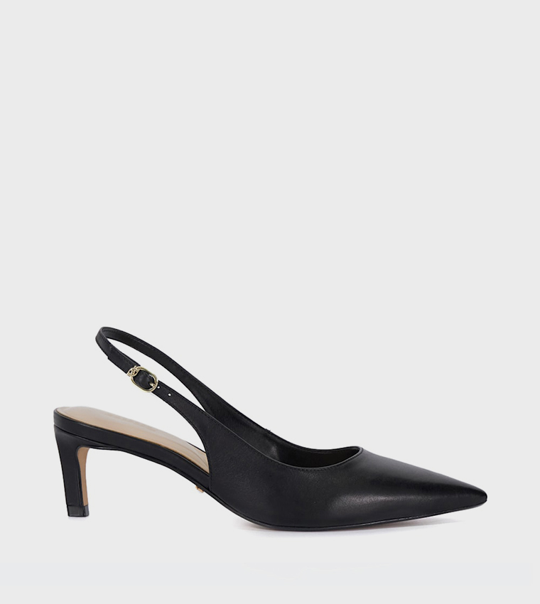 حذاء كعب بحزام خلفي 