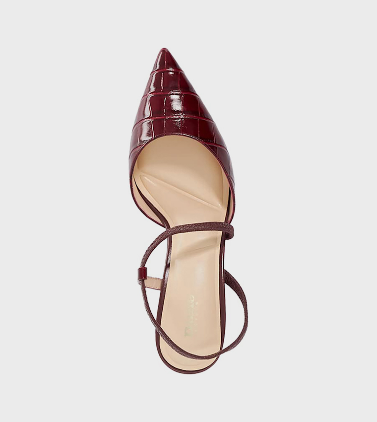 CHARMING Textured Mule Pumps