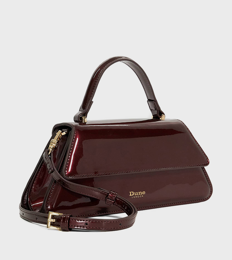 DALIA Solid Flap Top Handle Bag