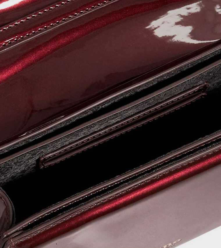 DALIA Solid Flap Top Handle Bag