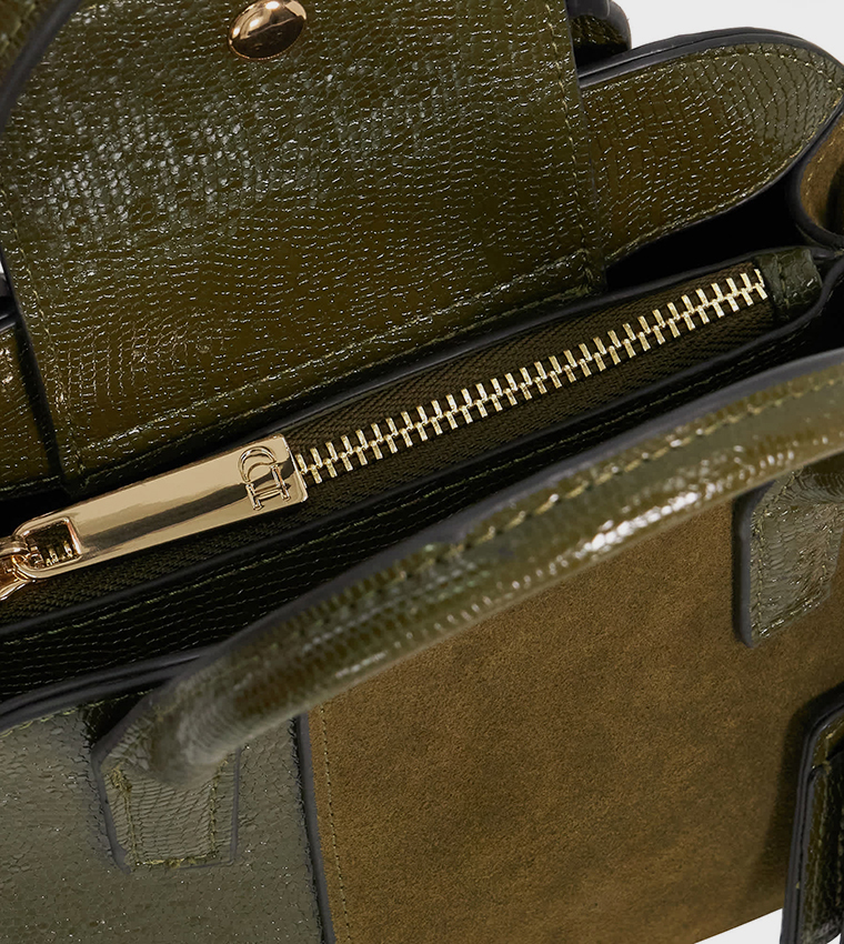 DANDELIONS Logo Detail Satchel Bag