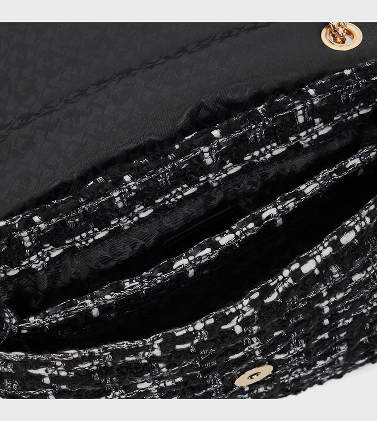 DELLAO Tweed Handheld Bag