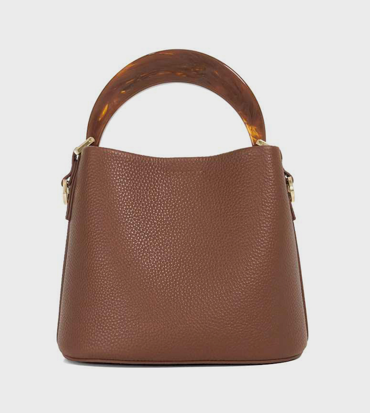 DHARLA Textured Handheld Bag