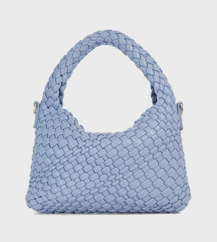 DINKYDELIBERATE Basket Weave Mini Hobo Bag