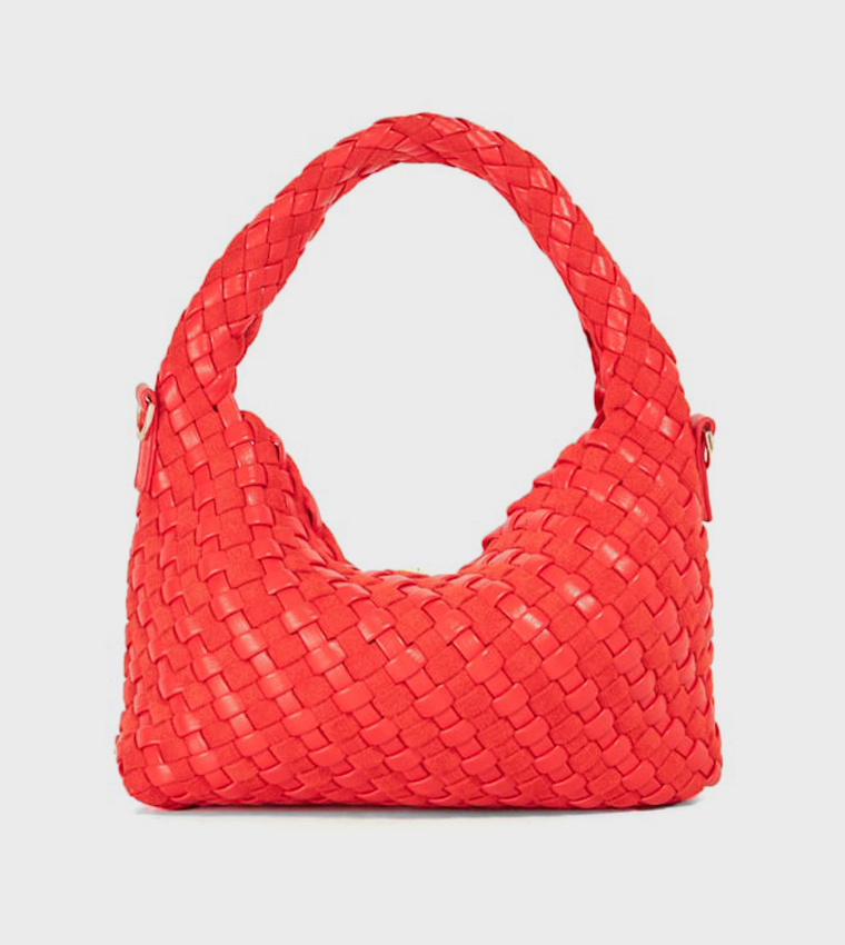 DINKYDELIBERATE Basket Weave Mini Hobo Bag