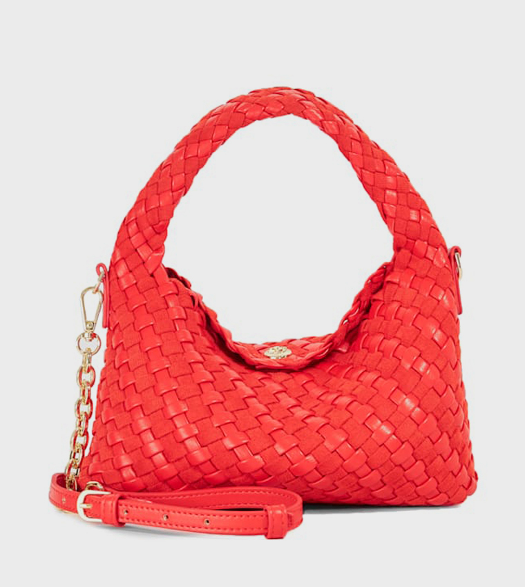 DINKYDELIBERATE Basket Weave Mini Hobo Bag