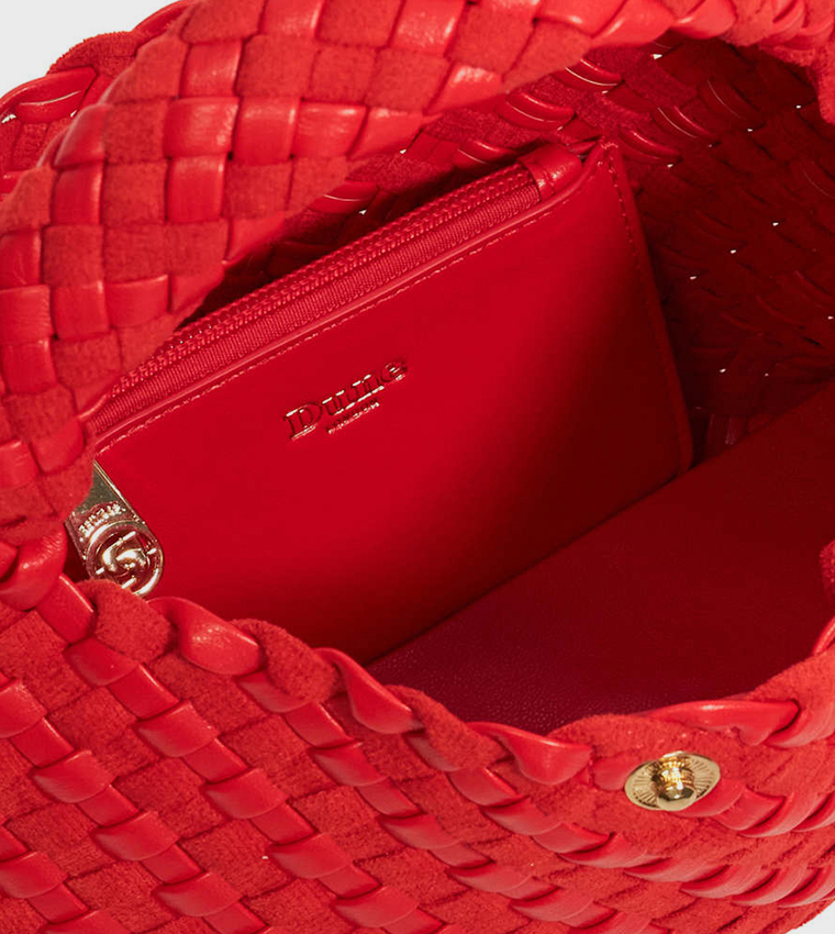 DINKYDELIBERATE Basket Weave Mini Hobo Bag
