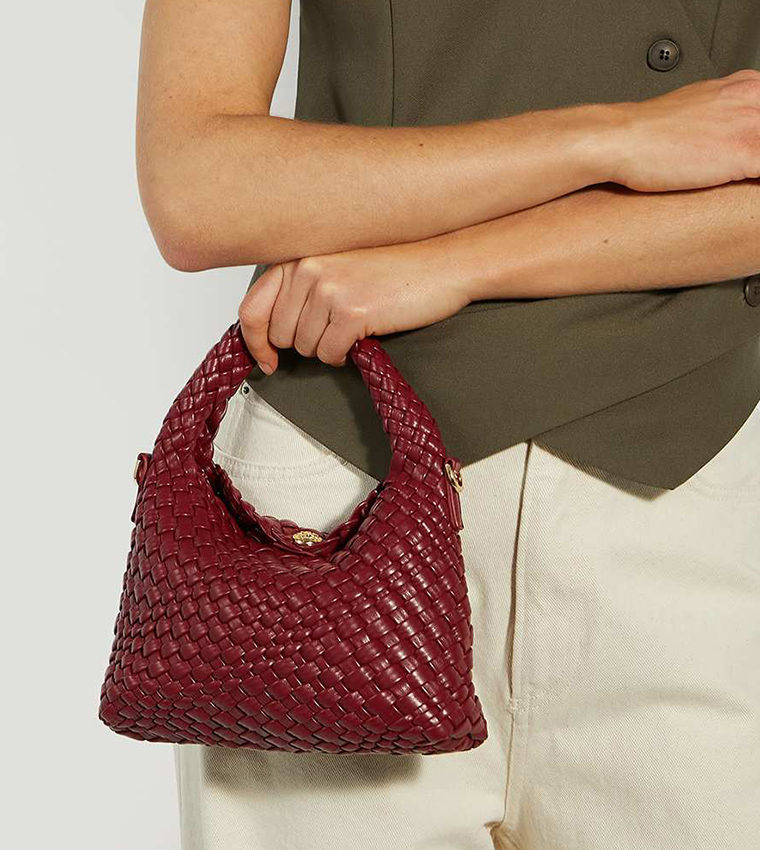 DINKYDELIBERATE Basket Weave Shoulder Bag