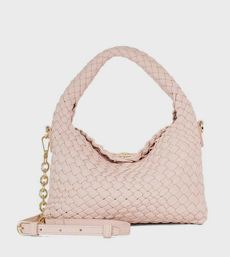 DINKYDELIBERATE Basket Weave Mini Hobo Bag