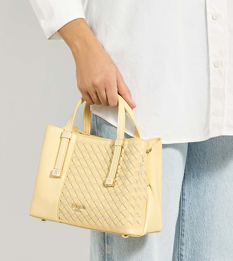 DINKYDORRY Braided Satchel Bag