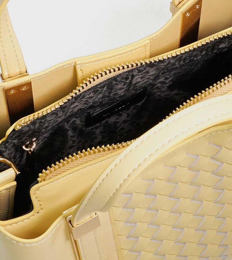 DINKYDORRY Braided Satchel Bag