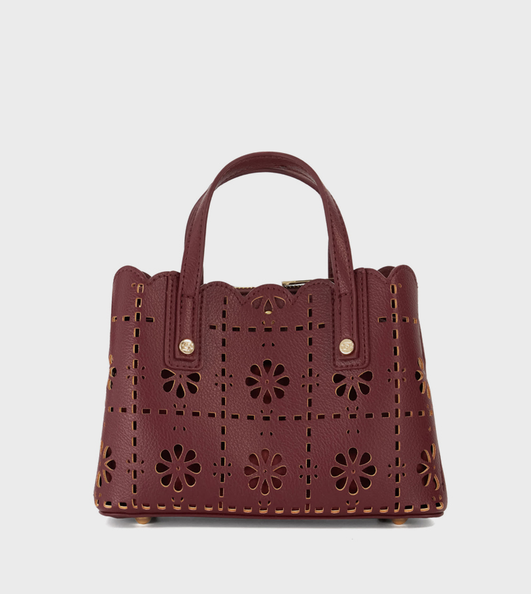 DINKYDORRY Laser Cut Satchel Bag