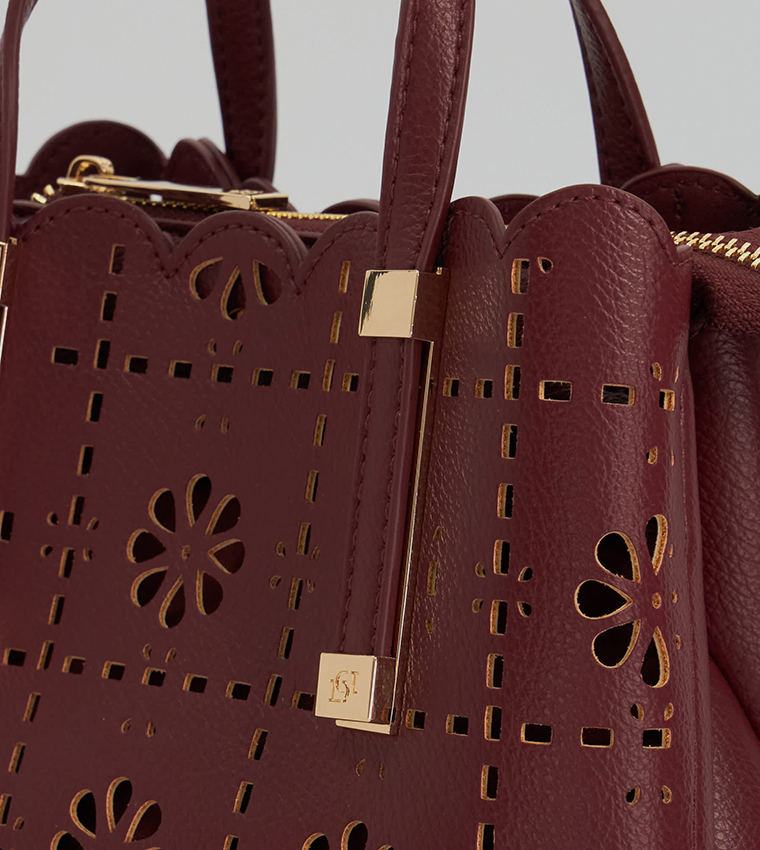 DINKYDORRY Laser Cut Satchel Bag