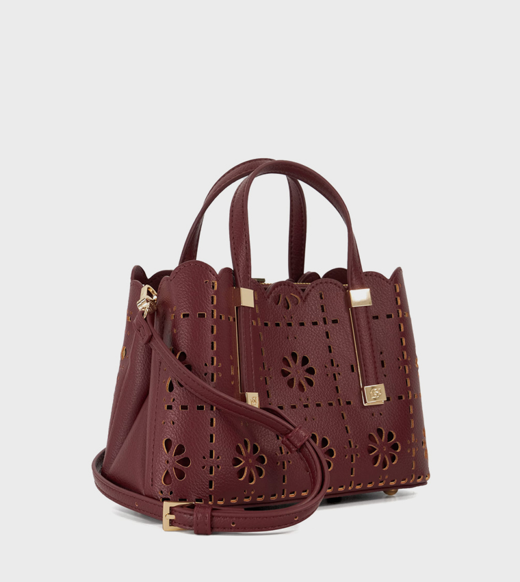 DINKYDORRY Laser Cut Satchel Bag