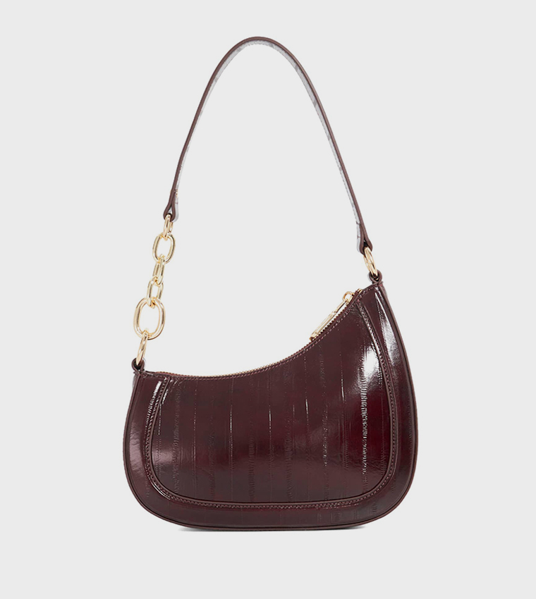 DIRECTION Textured Shoulder Bag