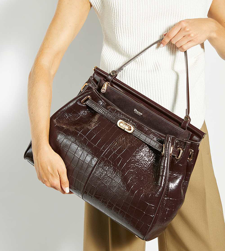 DYNAMIC Textured Satchel Bag