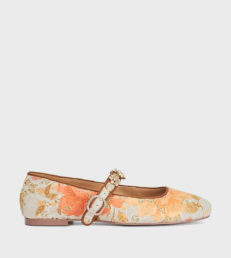 HENNRIETTA Patterned Mary Jane Shoes