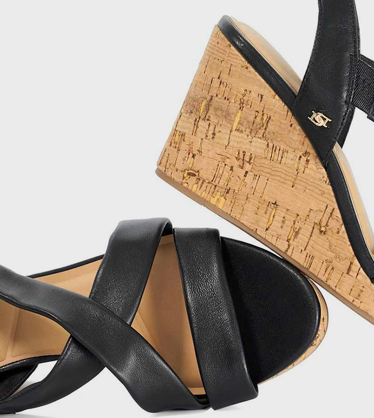 KAMIES Strappy Wedge Sandals