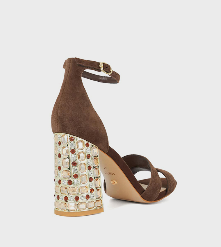 MAJESTICAL Embellished Heel Sandals