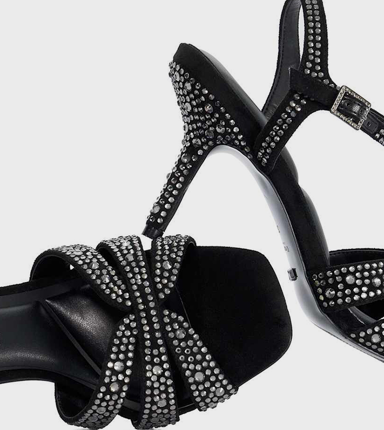 MAYVEN Embellished Heeled Sandals