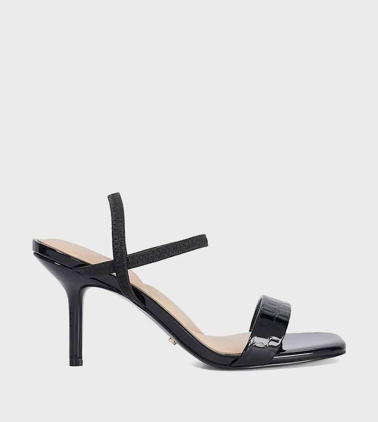 METHODICAL Textured Heeled Sandals