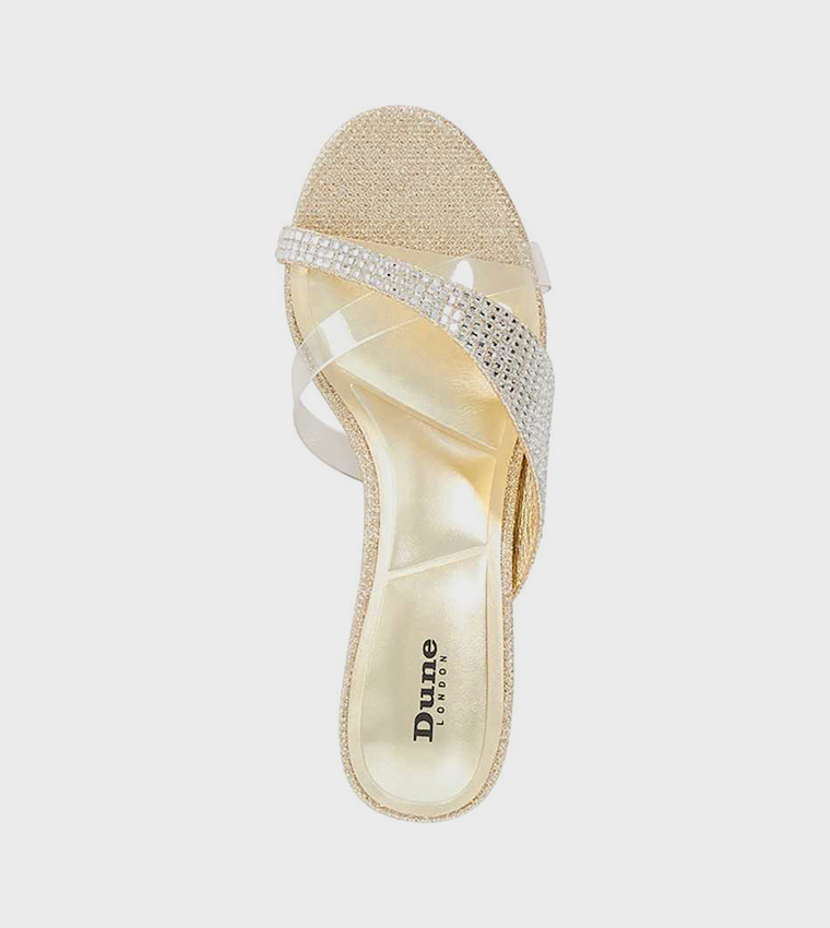 MICA Embellished Heel Sandals