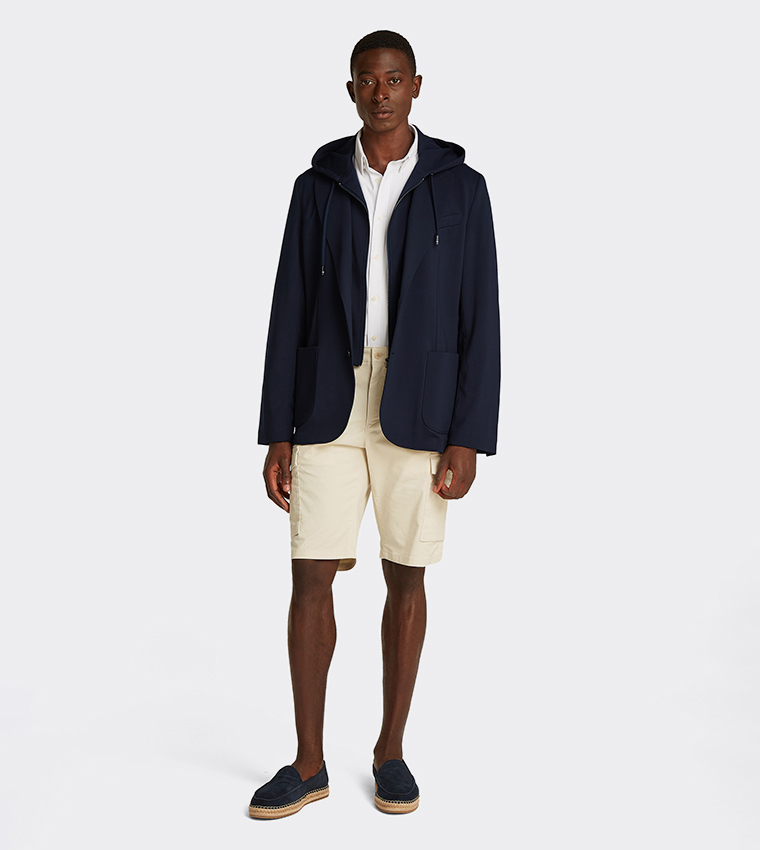 PUNTO MILANO Solid Hooded Jacket