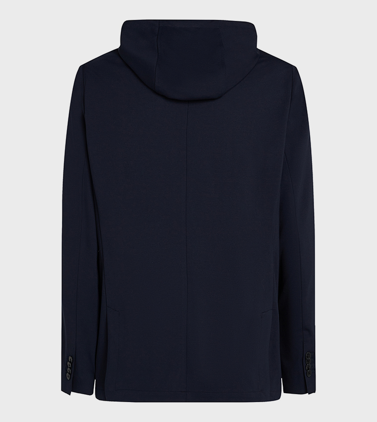 PUNTO MILANO Solid Hooded Jacket
