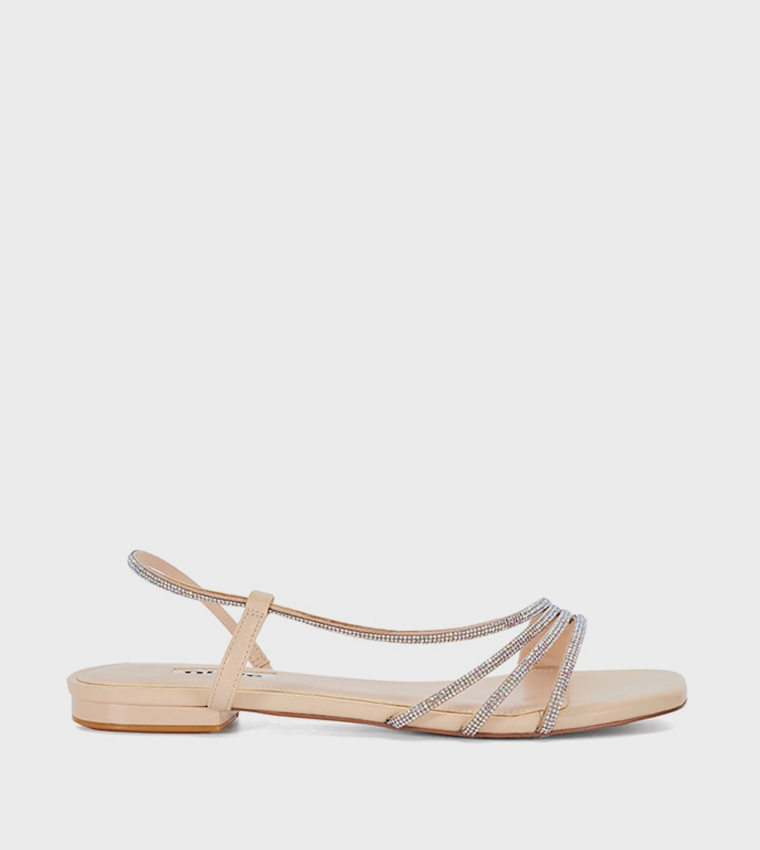 NATALIA Embellished Flat Sandals