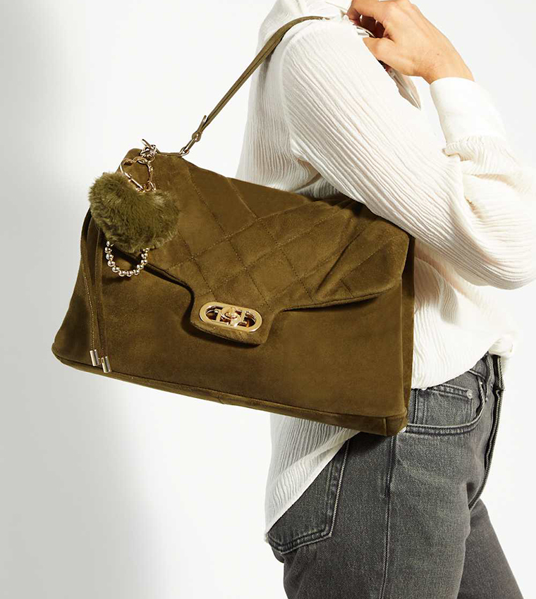 REGENCY Quilted Flap Shoulder Bag