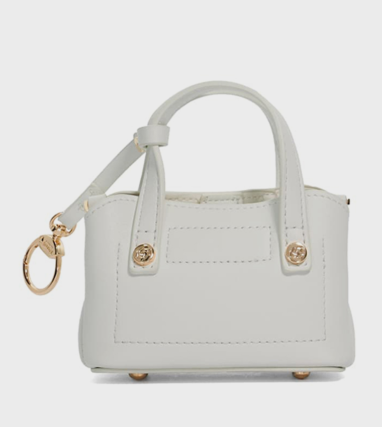 SMALL DORRY Basket Weave Mini Tote Bag