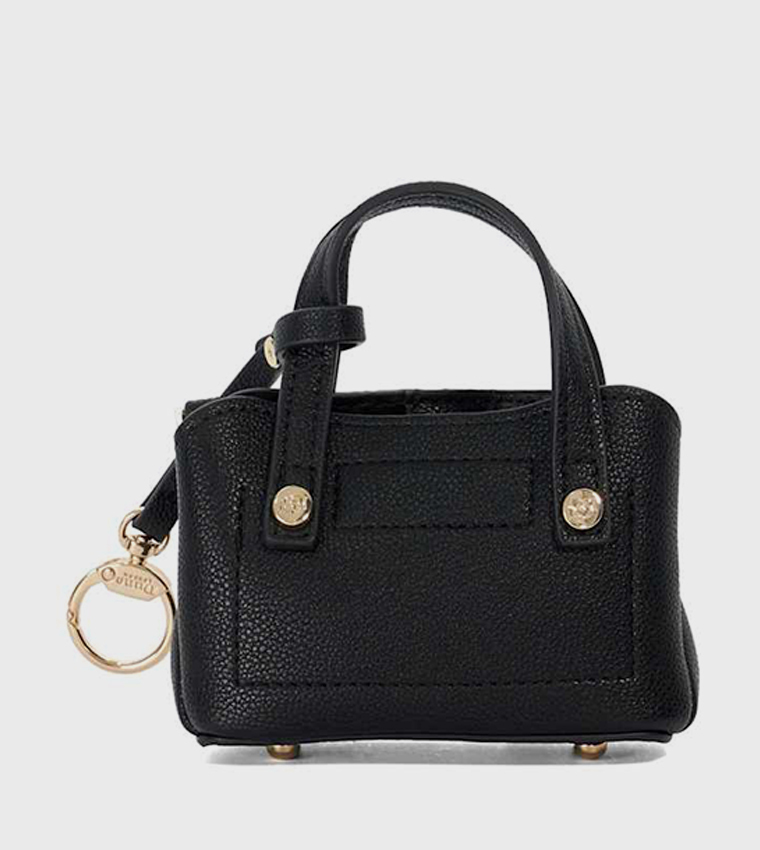SMALL DORRY Basket Weave Mini Tote Bag