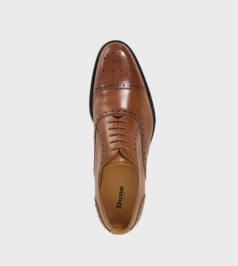 ديون لندن  أحذية رسمية برباط - بني  Formal Lace-Up Shoes