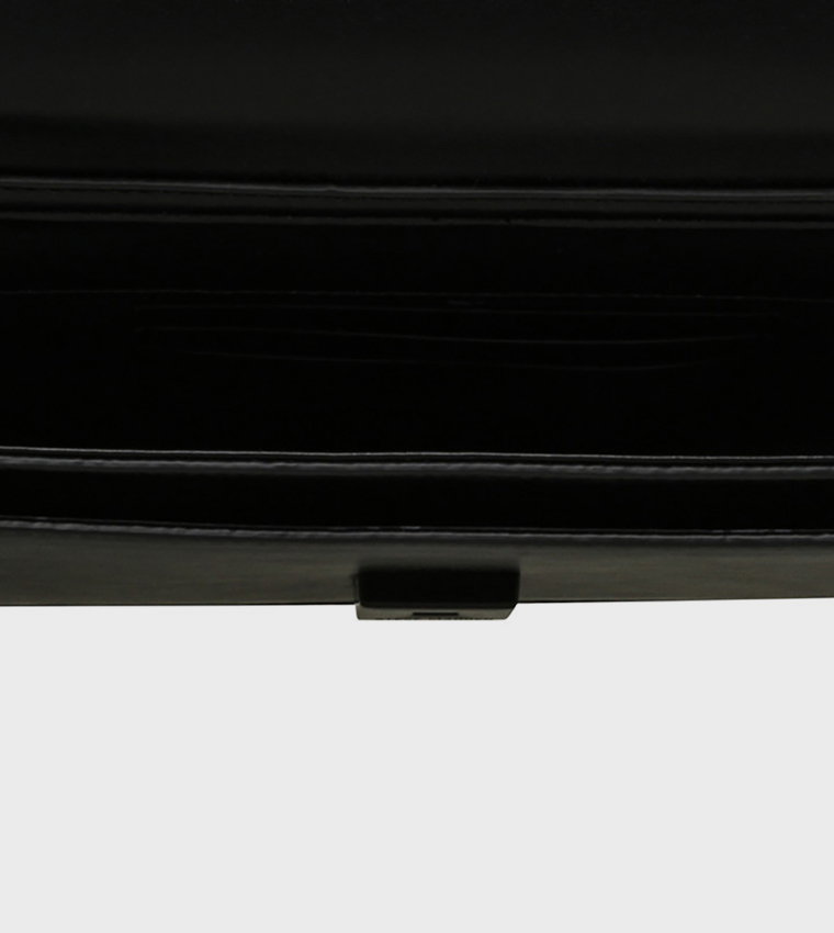 BCRETE Solid Flap Top Handle Bag