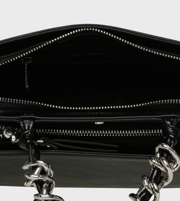 BLUNE Textured Satchel Bag