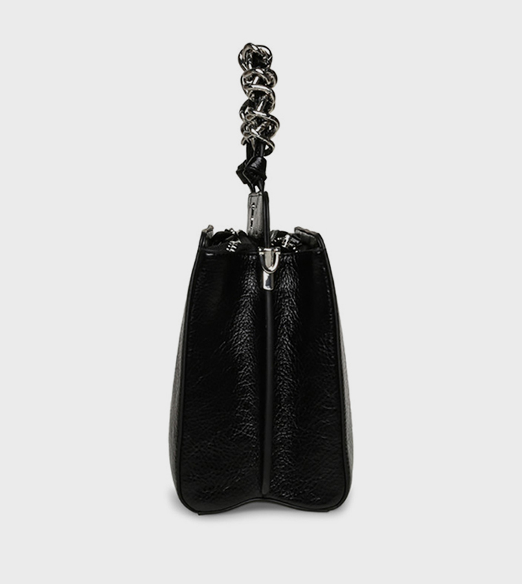 BLUNE Textured Satchel Bag